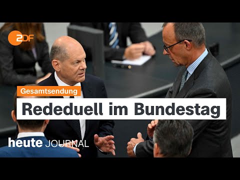 heute journal 26.6.24 Rededuell im Bundestag, Faeser zu Terror-Verherrlichung, Gershkovich (english)